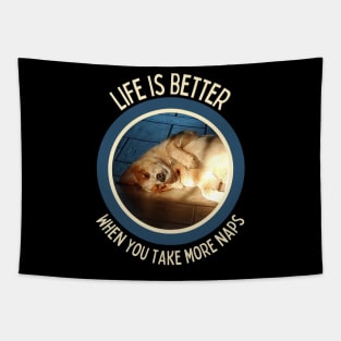 Australian Cattle Dog-Life Is Better When You Take More Naps Tapestry