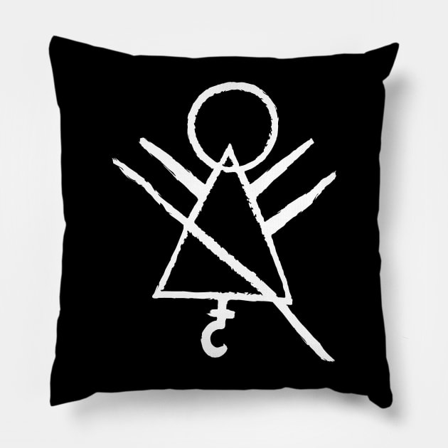 Yellowjackets Symbol Pillow by MindsparkCreative