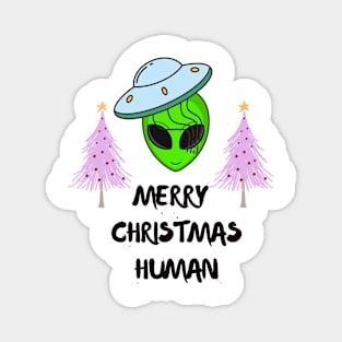 Marry Christmas Human Magnet