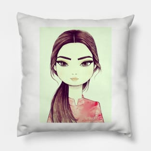 Japanese Sushi Girl Pillow