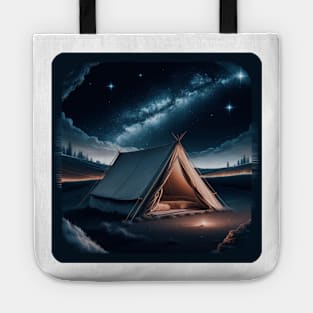 Starry Night Sanctuary: Cosmic Camping Tote