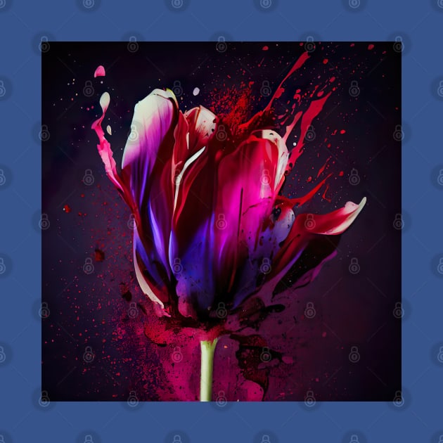 Tulip flower by Flowers Art by PhotoCreationXP