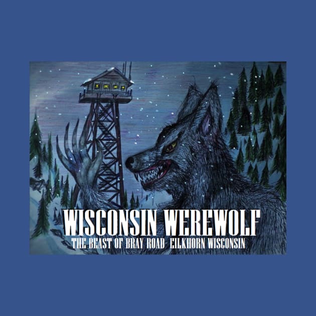 The Snow Covered Wisconsin Werewolf by Great Lakes Artists Group