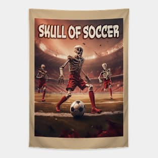 Skull of Soccer Tapestry