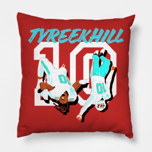 Tyreek Hill 10 - miami dolphins Pillow