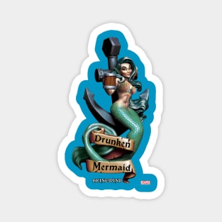 ReaperCon 2020 Drunken Mermaid Vertical Color T-Shirt Magnet