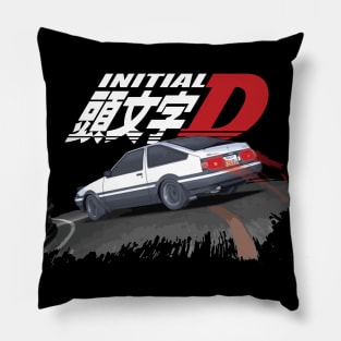 Initial D  AE86 - JDM Mountain Downhill Night Ride Drift Racing Takumi Fujiwara Pillow