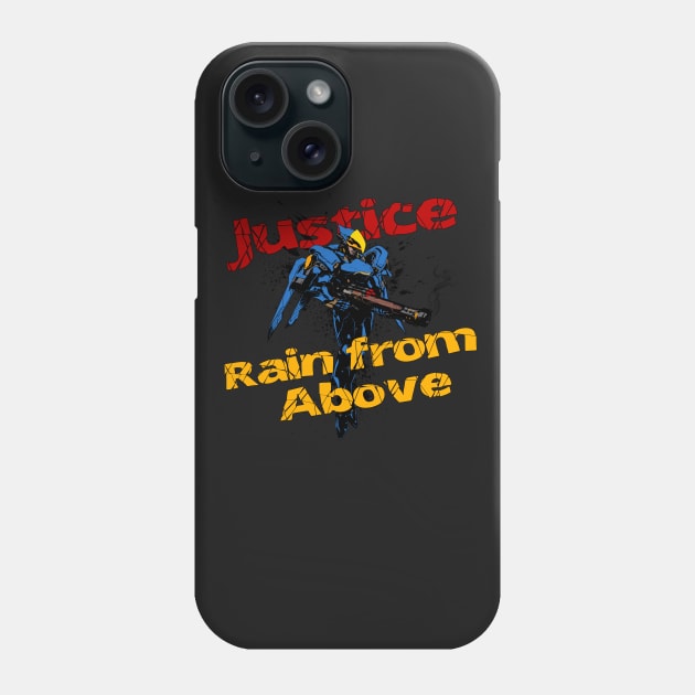 Justice rain from above! (Ver.1) Phone Case by Manoss