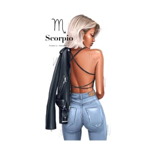 Scorpio Zodiac Girl T-Shirt