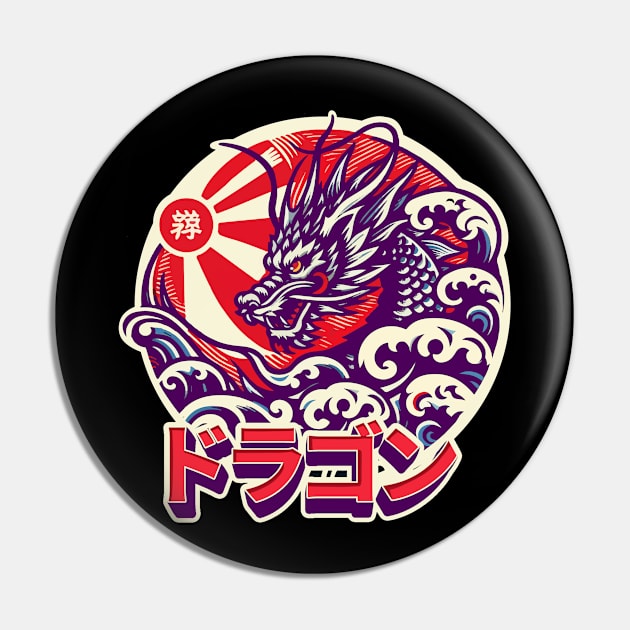 JAPANESE DRAGON Pin by Sacra Studio