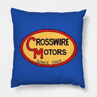 Crosswire Motors (front & back) Pillow