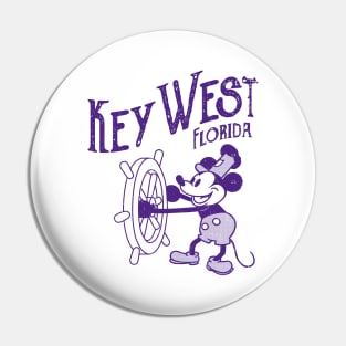 Steamboat Willie - Key West Flroida tie dye Pin