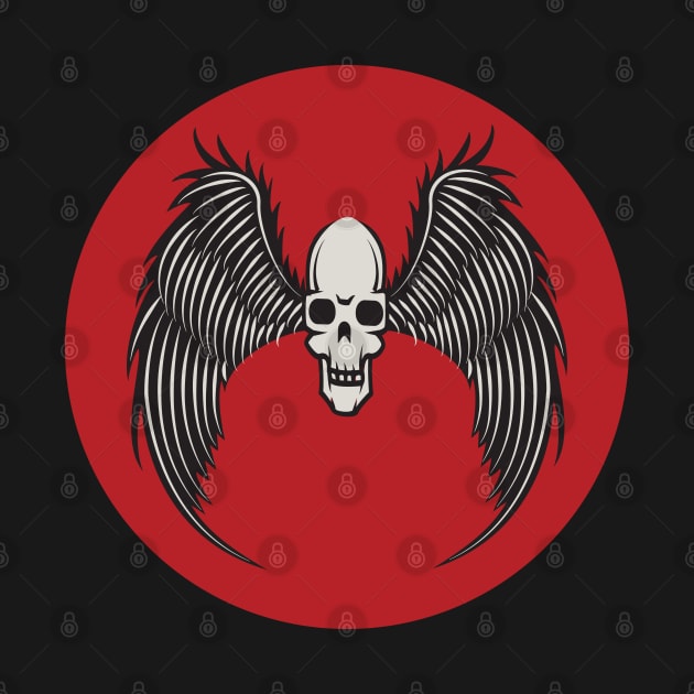 Skull With Wings by MonkeyBusiness