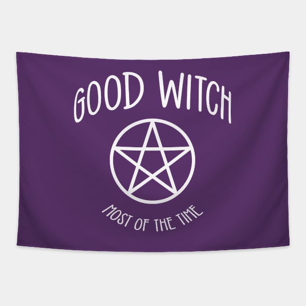 Good Witch Most of the Time! Funny Cheeky Witch® Tapestry by Cheeky Witch