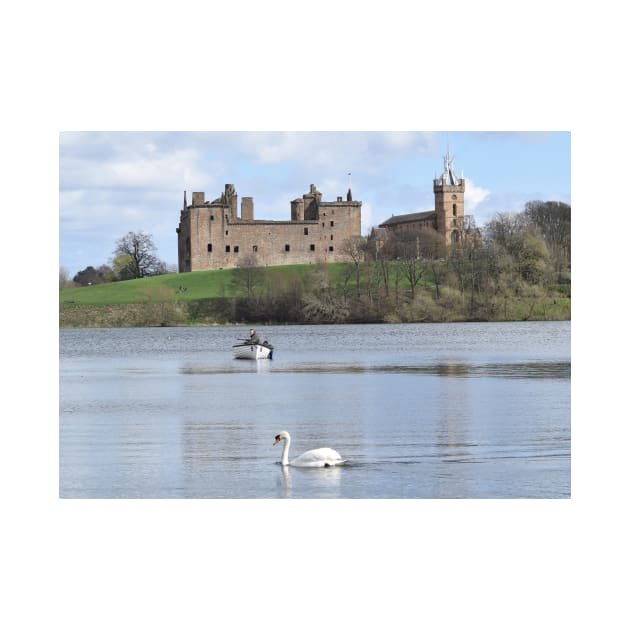 Linlithgow Loch and Palace , Scotland by goldyart