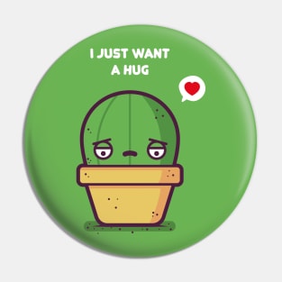 Cute cactus in pot Pin