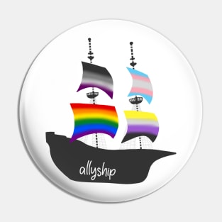 The Ally Ship Pin
