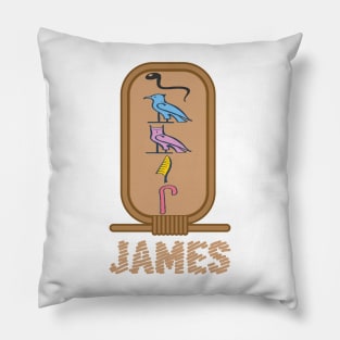 JAMES-American names in hieroglyphic letters-James, name in a Pharaonic Khartouch-Hieroglyphic pharaonic names Pillow