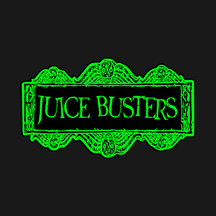 Juice Busters: The Real Ghostbusters Meet Beetlejuice Movie Logo T-Shirt