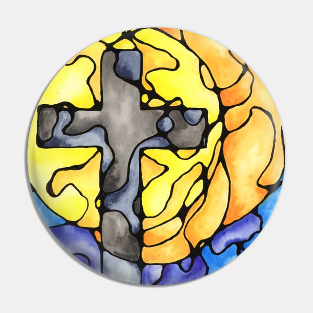 Cross Pin by AlstonArt