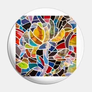 Lily Mosaic Pin