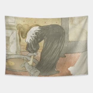 Elles - Woman at the Tub by Henri de Toulouse-Lautrec Tapestry