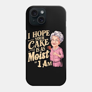 I Hope Your Cake Is As Moist As I Am Phone Case