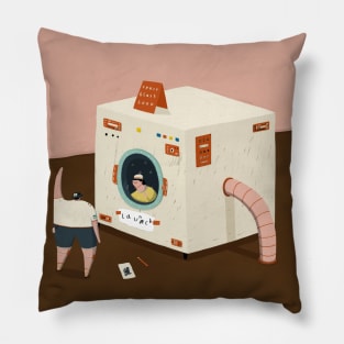 Washing Machine Space ship Pillow