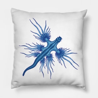 Drawing of a Glaucus Atlanticus Pillow