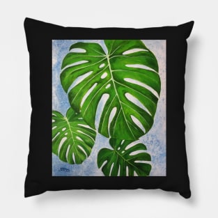 Monstera Leaf 1 Pillow