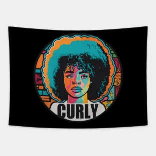 Curly Girl Tapestry