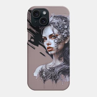 Elegant Eccentric: Graceful Steampunk Phone Case