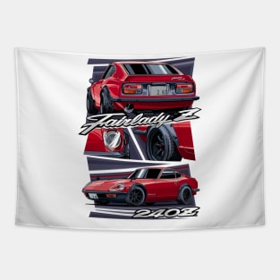 Red Nissan Fairlady 240Z Tapestry