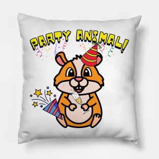 Party Animal - Hamster Pillow