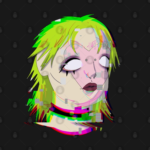 Glitchy punk by annoyingarts