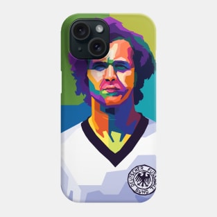 Franz Beckenbauer Wpap Pop Art Phone Case