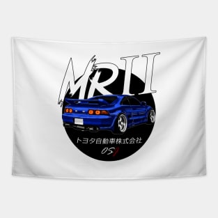 JDM MR2 Blue Black Sun Edition Tapestry