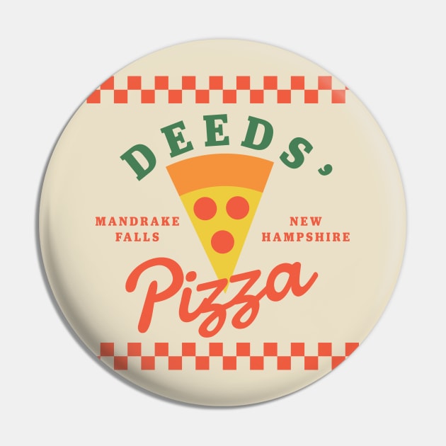 Deeds Pizza Mandrake Falls Pin by PodDesignShop