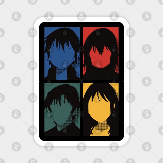 Erased Anime Stickers for Sale