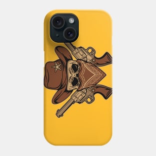 WILD WEST SKULL Phone Case