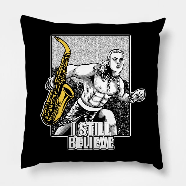 Sax Man Pillow by theyoiy