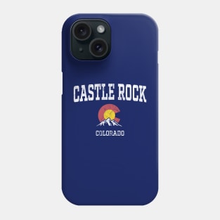 Castle Rock Colorado CO Vintage Athletic Mountains Phone Case