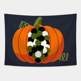 Polka Dot Pumpkin Tapestry