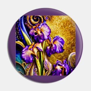 Purple Iris - Botanicals 11 Pin