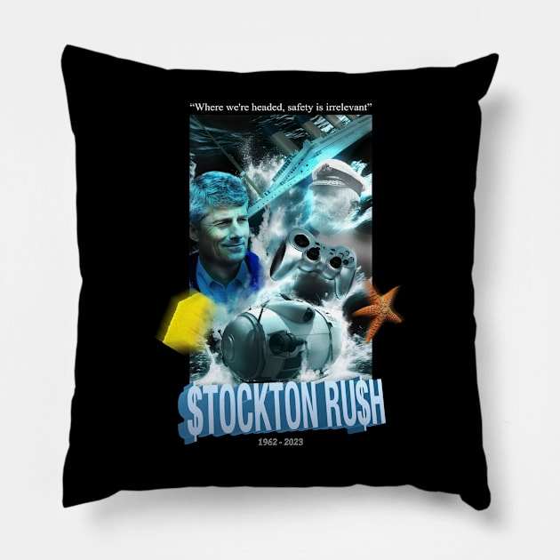 $TOCKTON RU$H Pillow by Ongezell shop