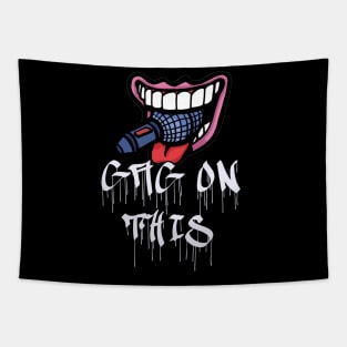 Gag On This Mouth w/ Logo Tapestry