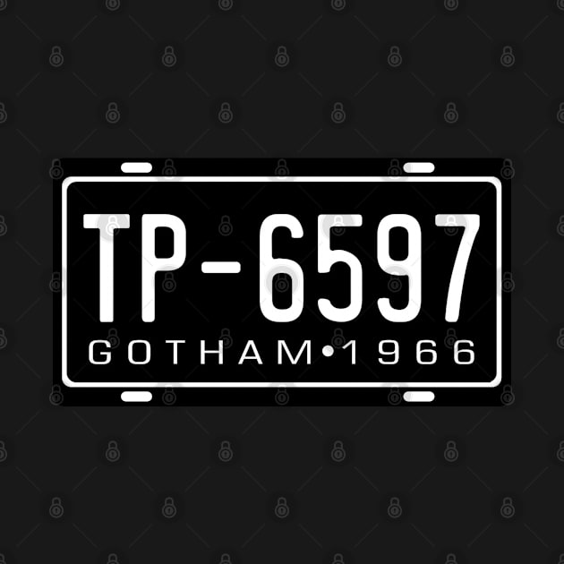 66 Bat Plate by PopCultureShirts