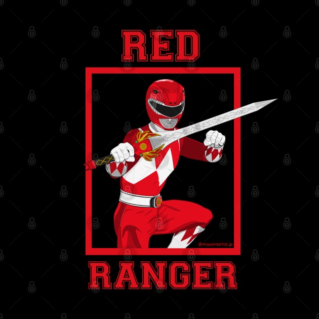 Jason Red Ranger by Zapt Art