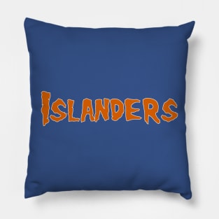 Islanders Misfits Font Pillow