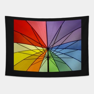 Rainbow Umbrella Tapestry